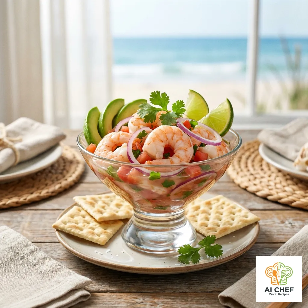 Ceviche de Camarón Costeño