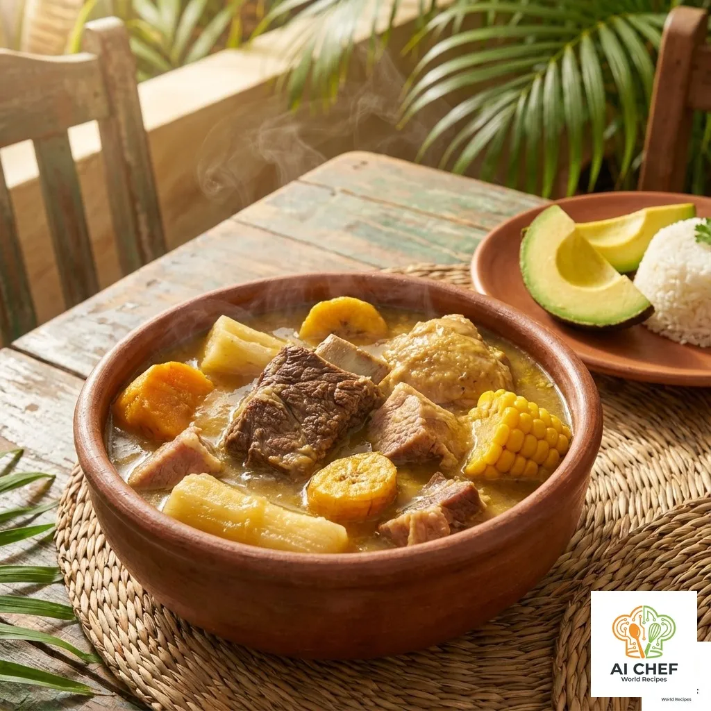 Sancocho Costeño Servido