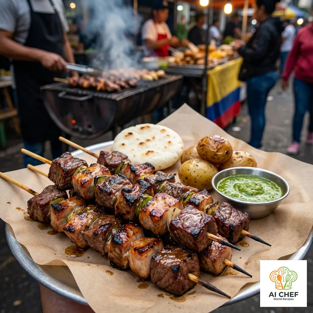 Chuzo Colombiano (Brocheta Callejera)